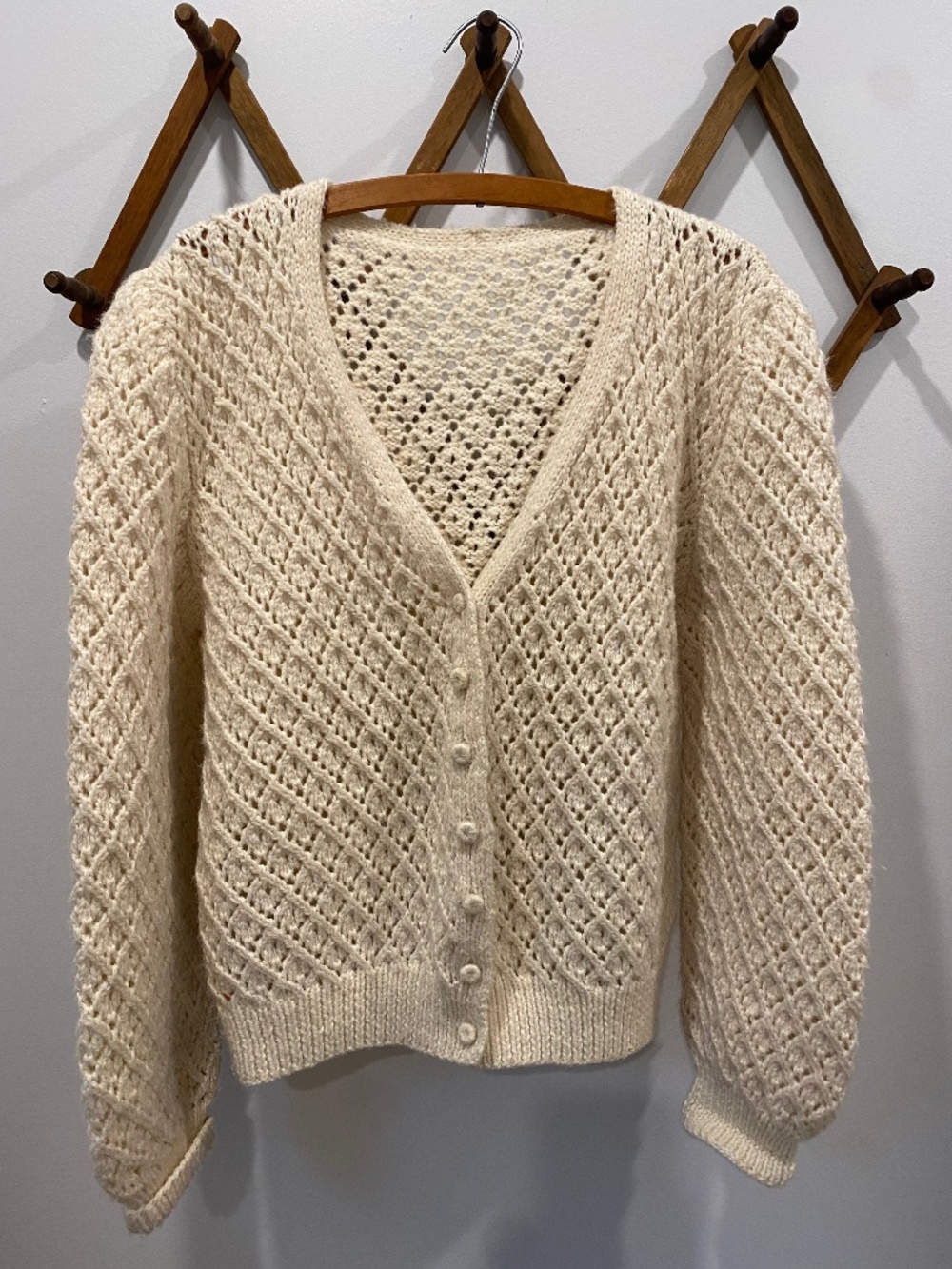 Vintage Cream Cardigan